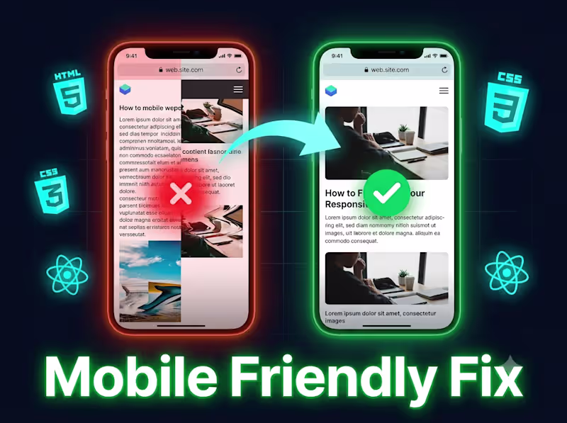 Cover image for Responsive Website Fix – Make Your Site Mobile Friendly