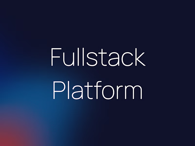 Cover image for Fullstack Platform Development & Launch