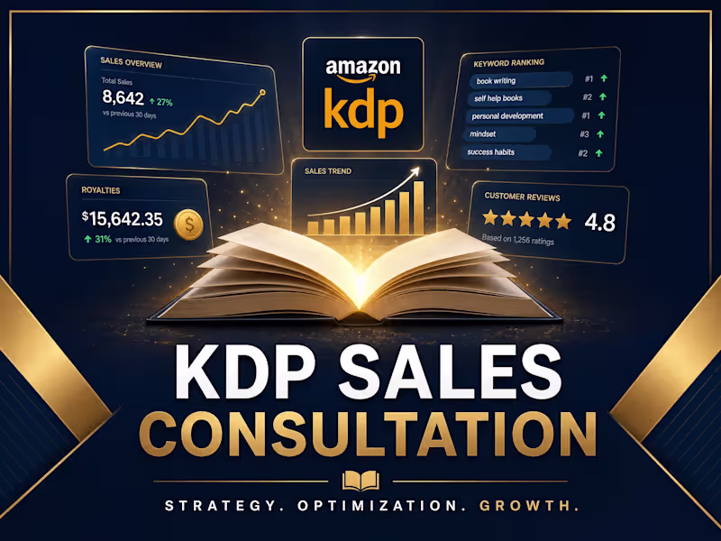 Cover image for KDP Sales Consultation