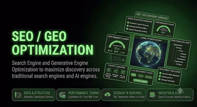 Cover image for Advanced SEO & Generative Engine Optimization (GEO)