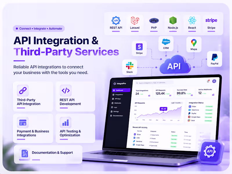 Cover image for API Integration & Third-Party Services