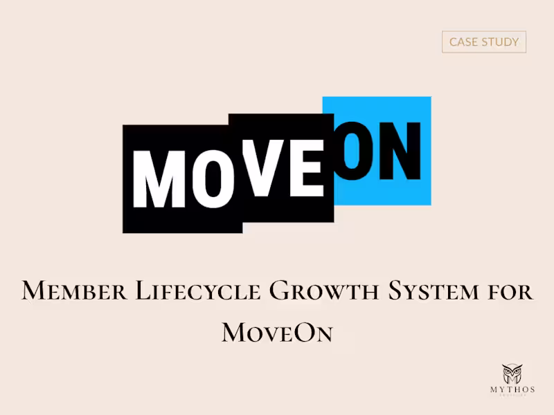 Cover image for Member Lifecycle Growth System for MoveOn