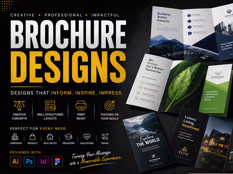 Cover image for Professional Brochure Design for Businesses