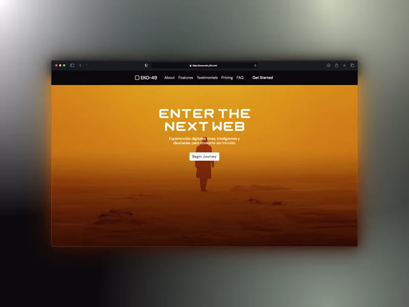 Cover image for EKO-49 — The Future of Landing Pages