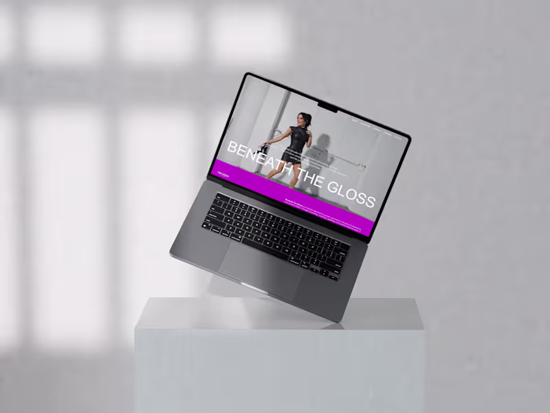 Cover image for Squarespace Website Redesign & Development (Beneath The Gloss)