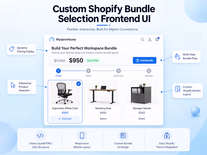 Cover image for 🛍️ Custom Shopify Bundle Builder