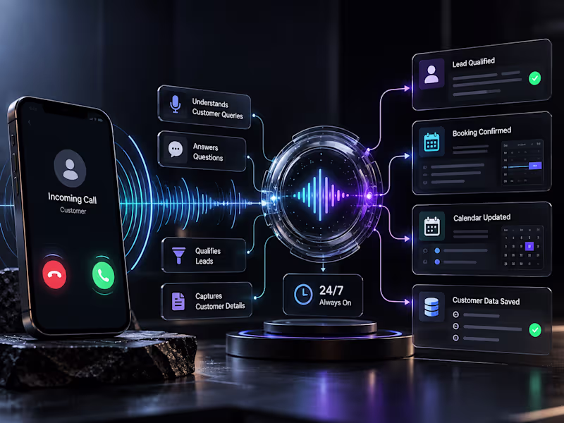 Cover image for AI Voice Agents & Inbound Call Assistants