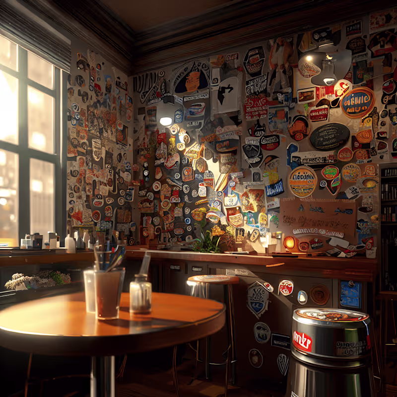 Cover image for AI Art for a Stickers Brand