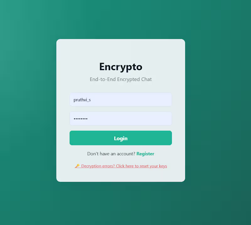 Cover image for Secure instant messaging app with