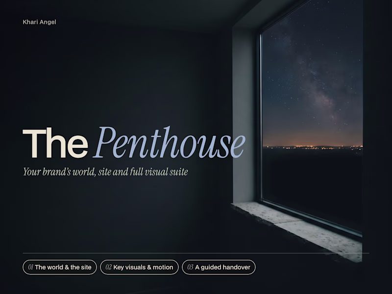 Cover image for The Penthouse: Your Brand's World, Site and Full Visual Suite