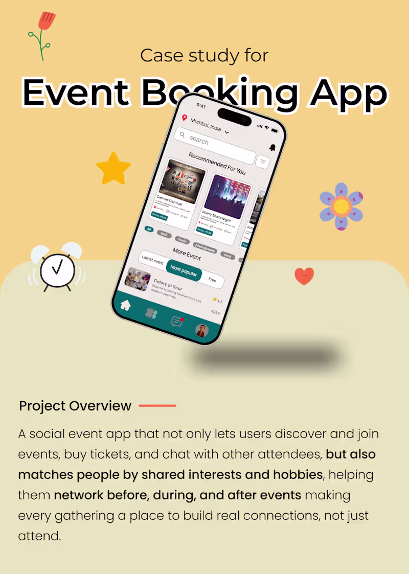 Cover image for Event Booking App - Case Study