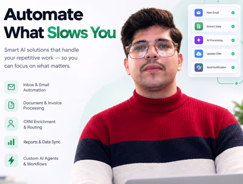 Cover image for AI automation that replaces your manual daily workflow