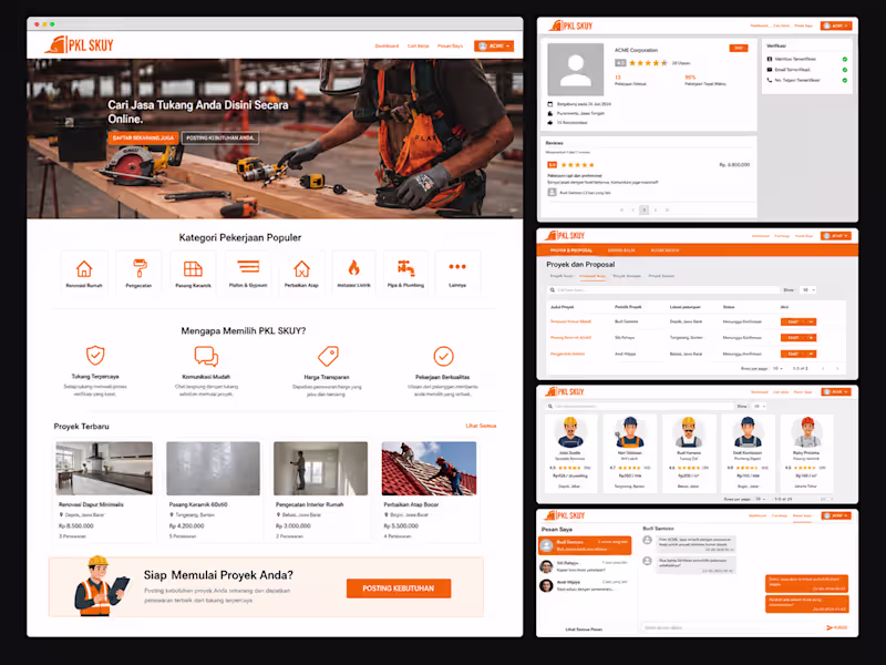 Cover image for PKLSkuy — Construction Worker Marketplace Platform