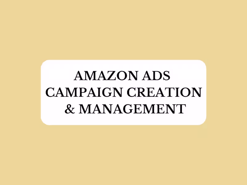 Cover image for Revitalizing Online Presence Amazon SEO & PPC