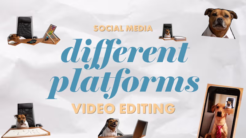 Cover image for How to edit videos for different Social Media Platforms