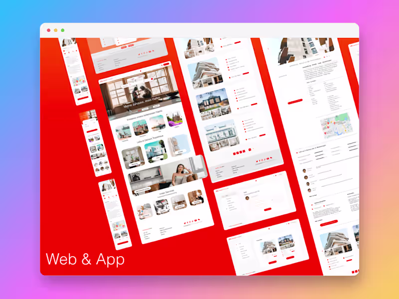 Cover image for Real Estate Web & App Design