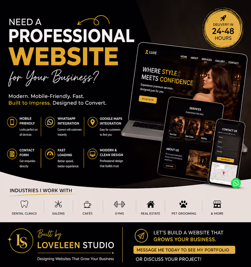Cover image for Professional Business Website Design |