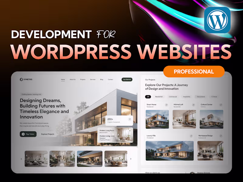 Cover image for WordPress Website Development