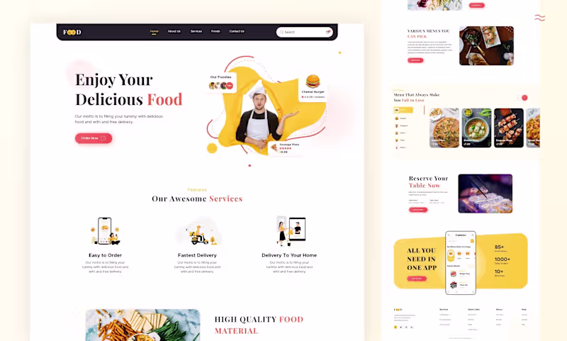 Cover image for I will design a landing or homepage in figma