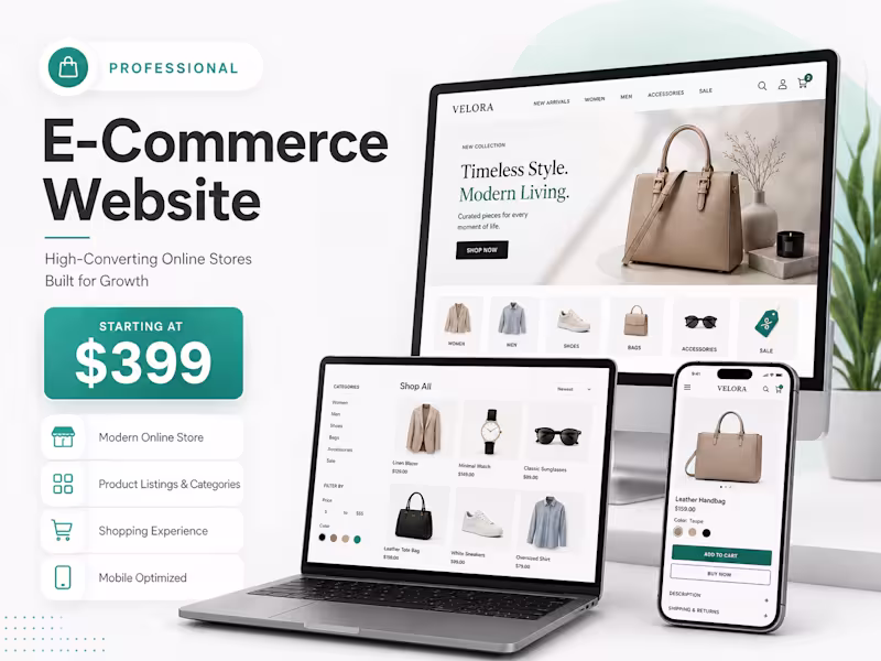 Cover image for Professional E-Commerce Website