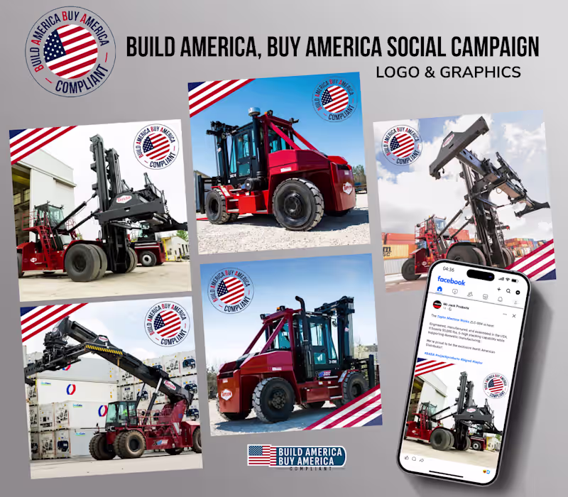 Cover image for Design Support for the 'Build America, Buy America' campaign...