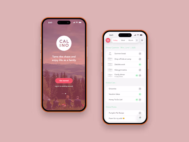 Cover image for Calino is a mobile app