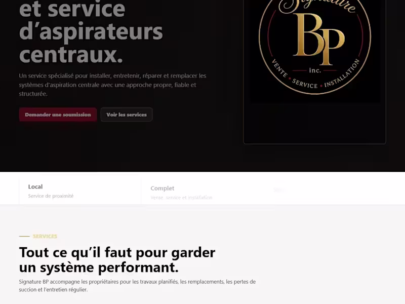 Cover image for Signature BP — Live Business Website