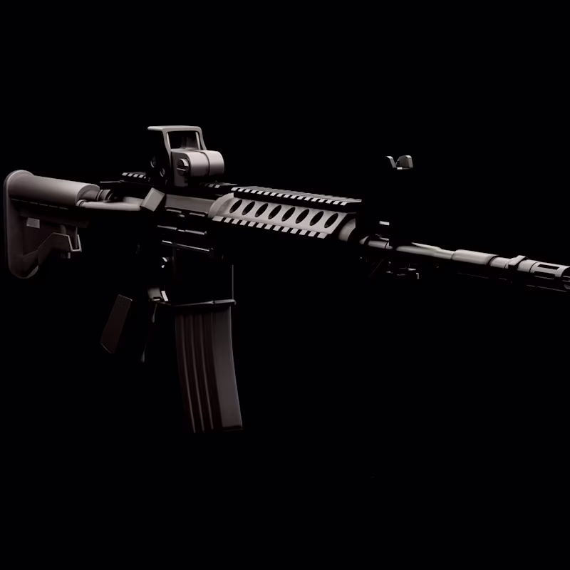 Cover image for M4 A1 create in blender