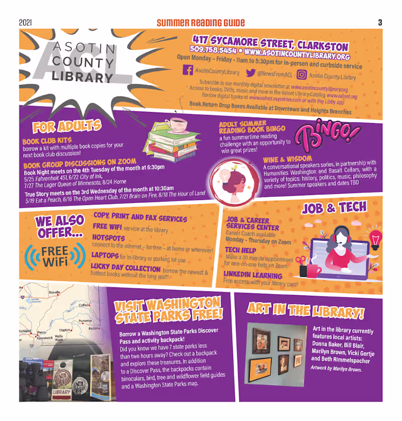 Cover image for Asotin County Library Summer Reading 