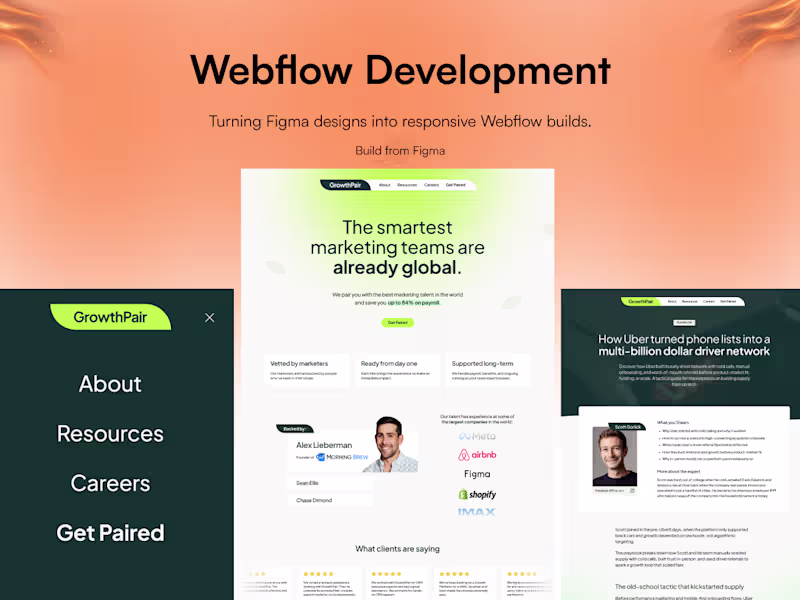Cover image for Webflow Development from Figma