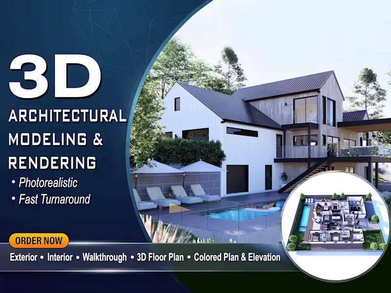 Cover image for Photorealistic Residential Exterior Rendering from References