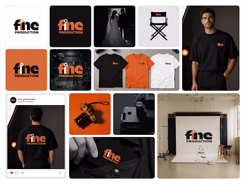 Cover image for Brand Identity for Fine Production. Fully redesign.