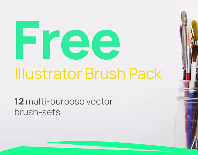 Cover image for Free Illustrator Vector Brushes