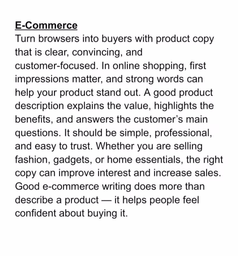 Cover image for  I wrote about e-commerce