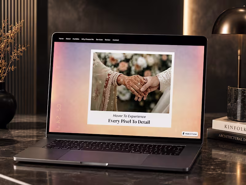 Cover image for A high-end, editorial landing page