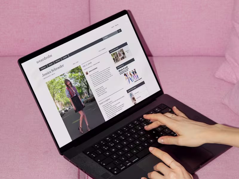Cover image for Weardrobe — Designing Fashion's First Creator Platform