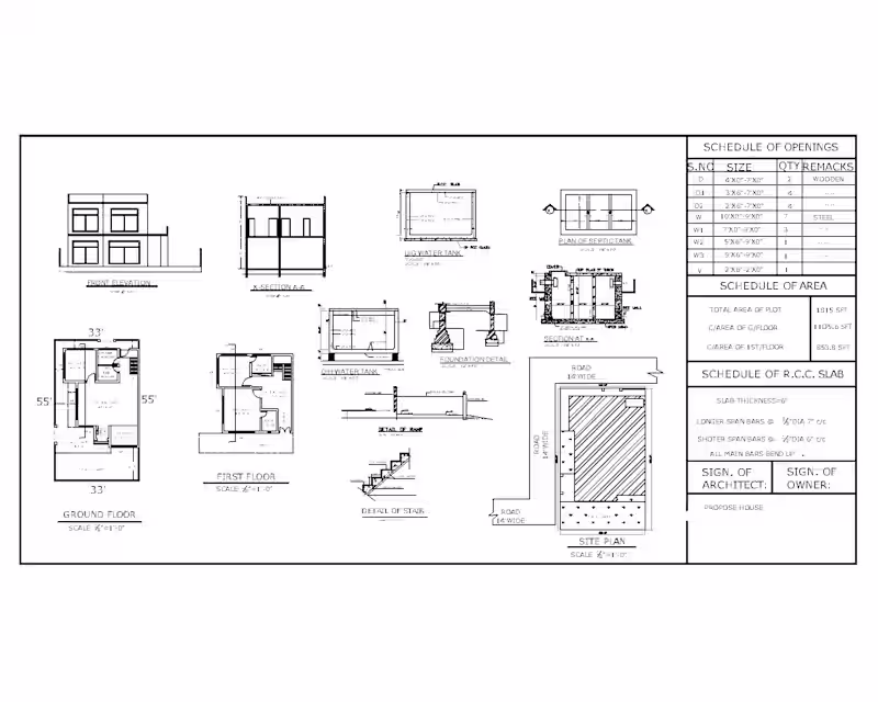 Cover image for Detailed residential architectural and structural
