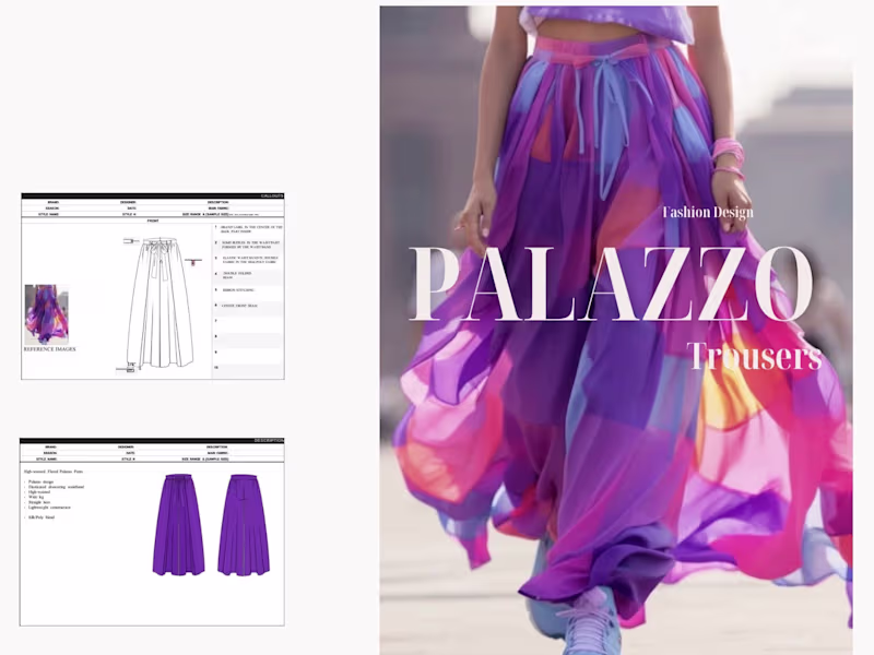 Cover image for PALAZZO PANTS Tech Pack