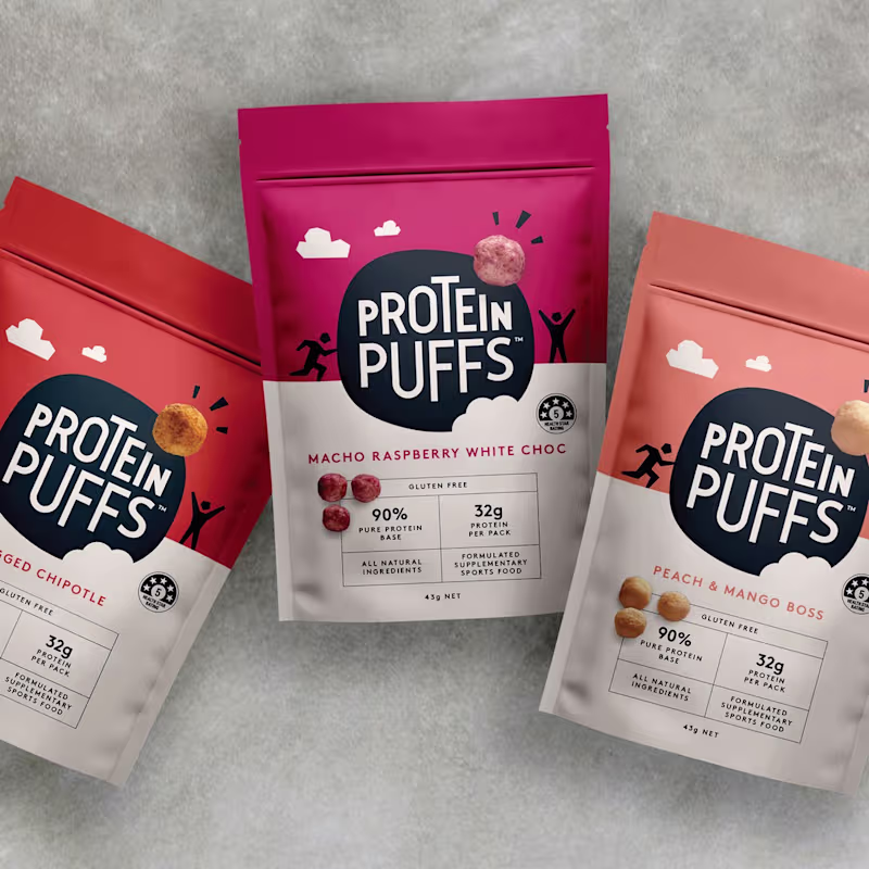 Cover image for For this Protein Puffs creative,
