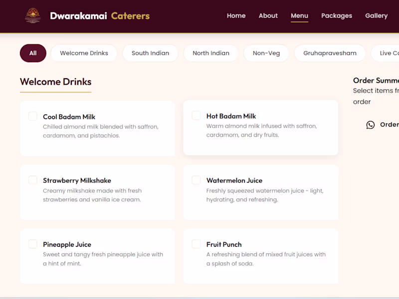 Cover image for Menu List