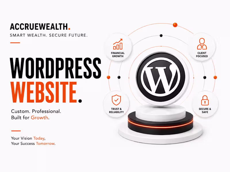 Cover image for Corporate Website Design & Development for AccrueWealth