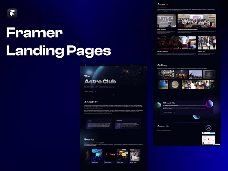 Cover image for Framer Website Development