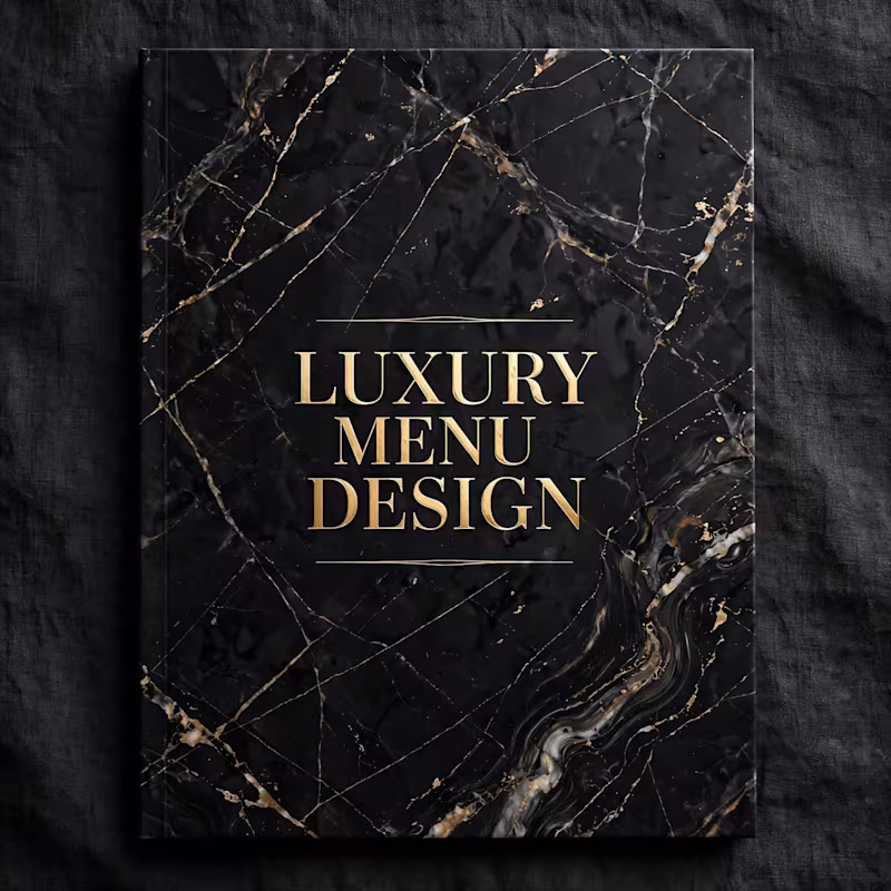Cover image for Luxury Restaurant Menu Design - Fine Dining | $100k Look
