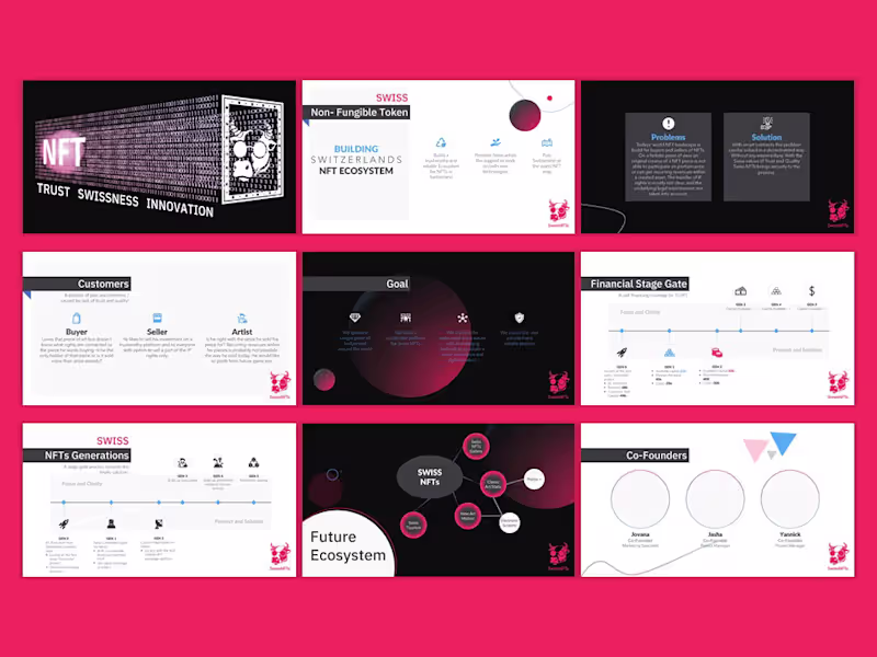 Cover image for NFT Pitch Deck