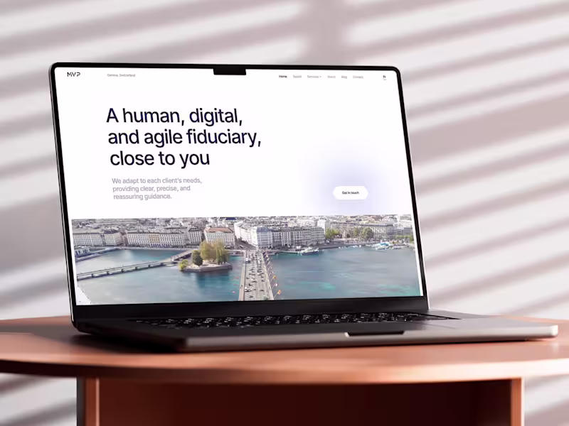 Cover image for MVP Fiduciary: Business site for fiduciary services company