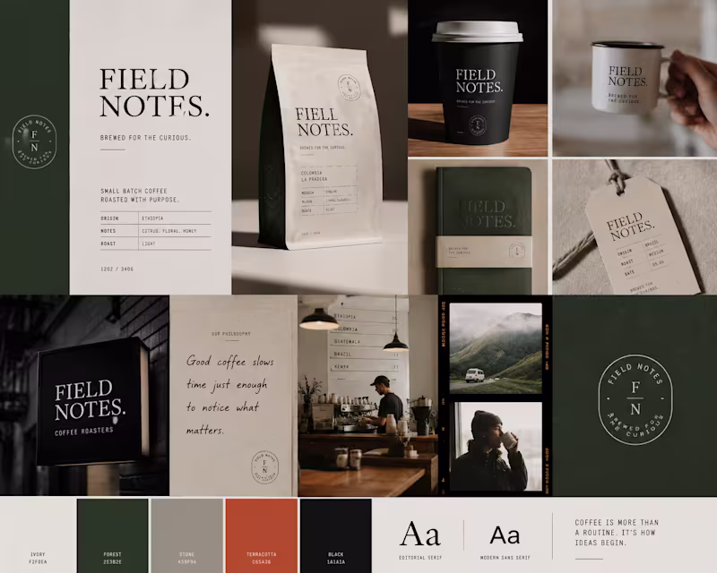 Cover image for Field Notes was designed as