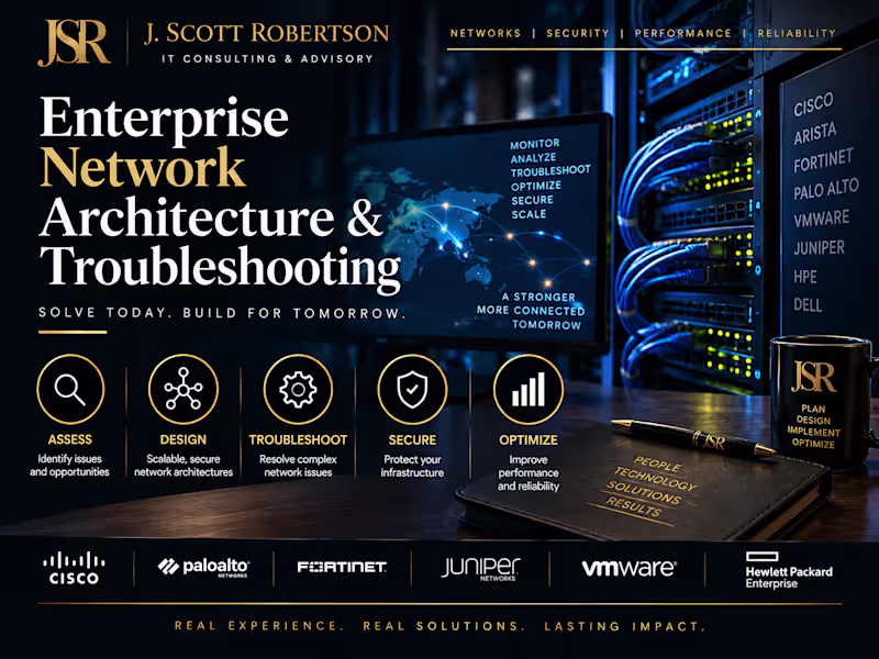 Cover image for Enterprise Network Architecture & Troubleshooting