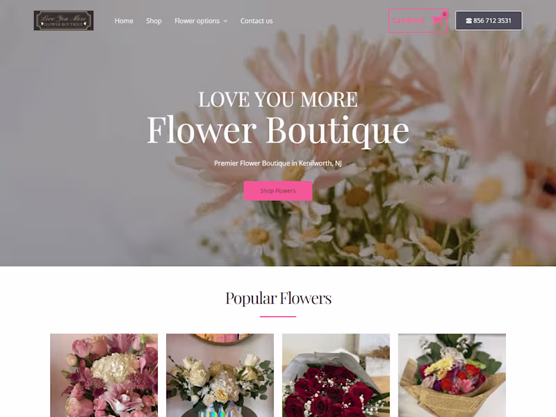Cover image for Flower Shop Online Website