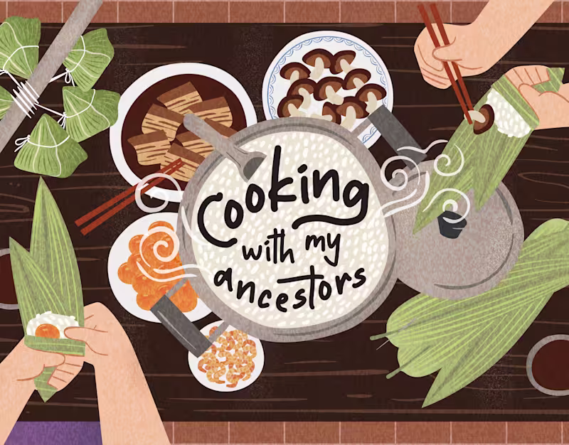 Cover image for Cooking With My Ancestors - Visual Identity