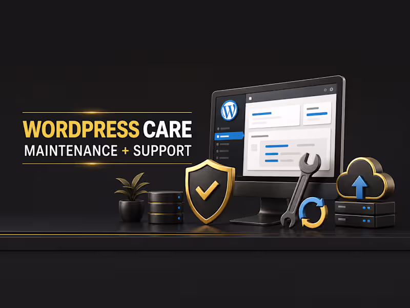 Cover image for WordPress Website Maintenance & Support